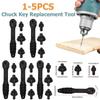 Патрон для дрели 2-в-1, трещотка, зажимной патрон, инструмент для замены ключа, двухголовочный патрон, ключ для дрели, гаечный ключ для аксессуара для электроинструмента