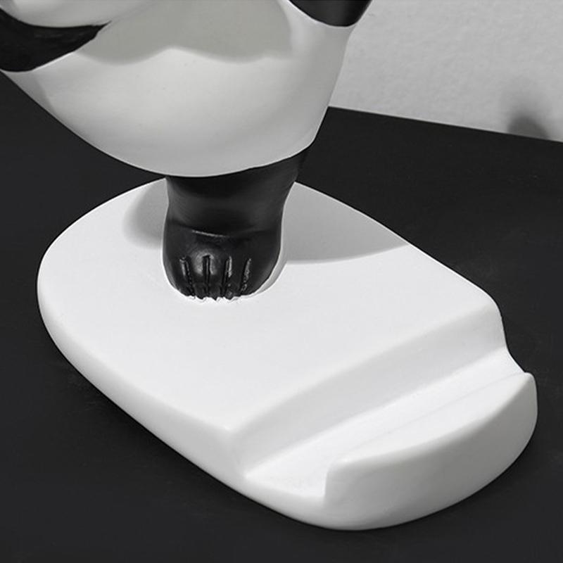 Милые креативные фигурки панды, универсальная подставка для мобильного телефона, украшение для домашнего офиса, держатели для телефона