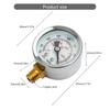 Filter Pressure Gauge Air Pump Oil-water Separator Pressure/oil-water Grid Pressure /vacuum