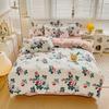 Flower Botanical Duvet Cover Set 3pcs Floral Bedding Set for Kids and Adults Comforter Covers Pillowcases, Washable Home Textil