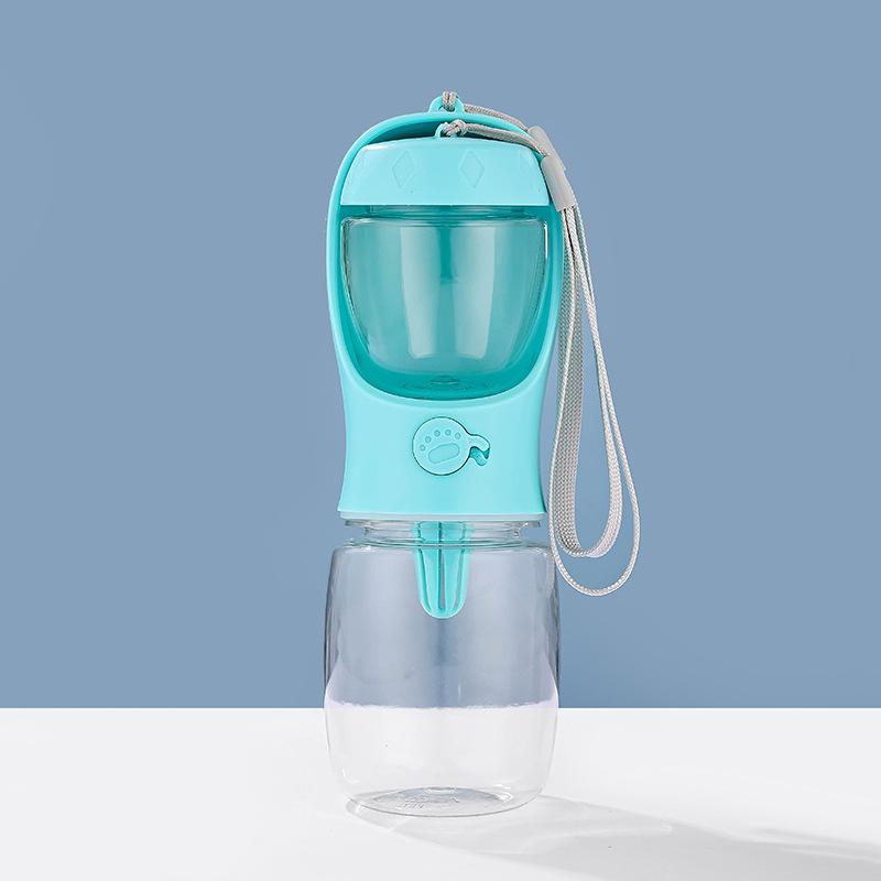 Портативная бутылка для воды для собак и кошек с контейнером для хранения еды и воды для щенков, миска для кормления домашних животных, поилка для домашних животных для путешествий на открытом воздухе