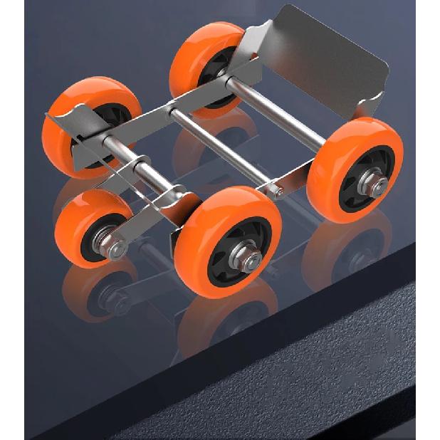 1500kg Capacity Vehicle Dolly Casters Heavy Duty Vehicle Skates Dolly Wheel Car Repair Slide Vehicle Car Moving Dolly