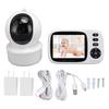 Видеоняня с камерой, 2-стороннее аудио, ночное видение, долгий срок службы батареи, беспроводной детский монитор, США