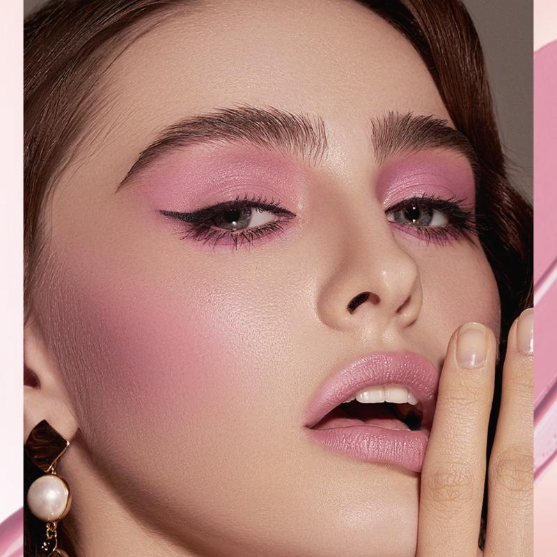 Warm Change Blush Black Clear Crystal Color-changing Lip and Cheek Makeup