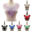 Embroidered Lace Collar for Women Trim Embroidered Applique Neckline Hollow Out Lace Collar for DIY Sewing Supplies Wedding Dress Shirts