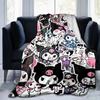 1pc Kuromi Collage Throw Blanket, Cartoon Character Decorative Blanket for Room, Soft Bedding Cover, Perfect Gift for Birthday or Holiday Season, Suit
