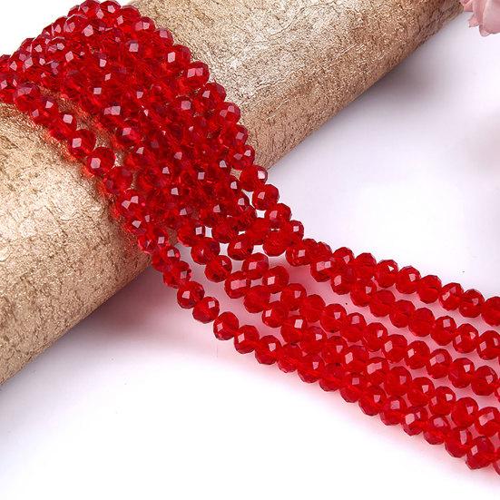 DIY ювелирные аксессуары искусственный кристалл плоские свободные бусины строка домашний декор