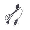 1.5M Power Cord Cable With Dimmer On Off Switch  For Salt Rock Lava Lamp