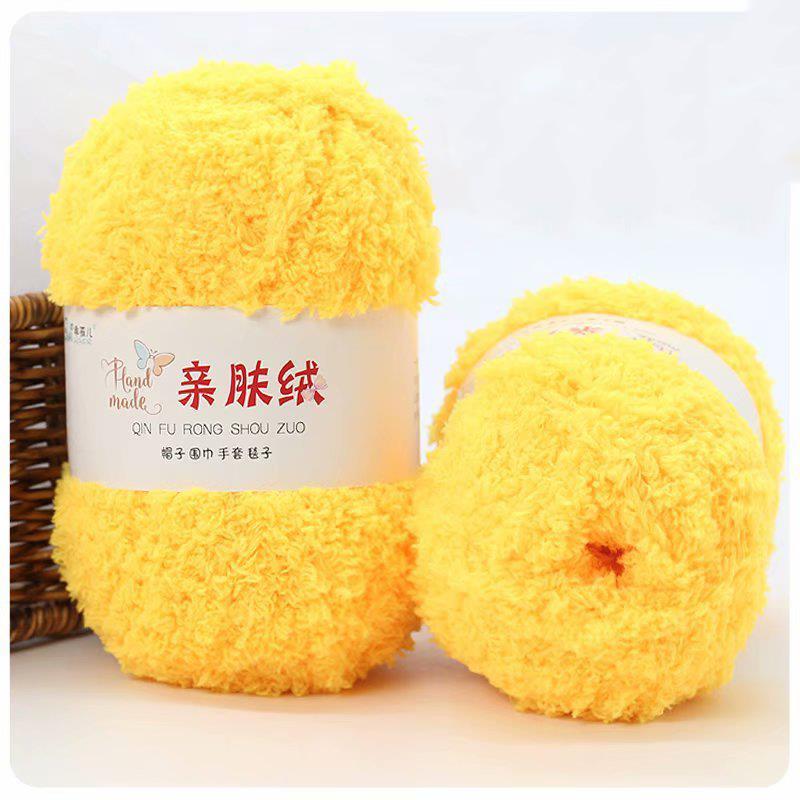 50 г/упаковка пряжи синель мягкая тонкая коралловая бархатная пряжа для полотенец для вязания крючком пряжа для ручного вязания крючком свитера своими руками куклы