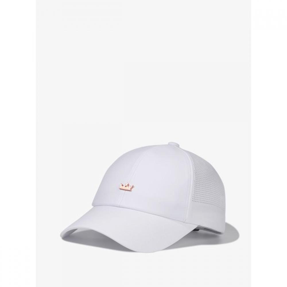 Lambda Unisex Golf Cap Polo Mesh White 24921