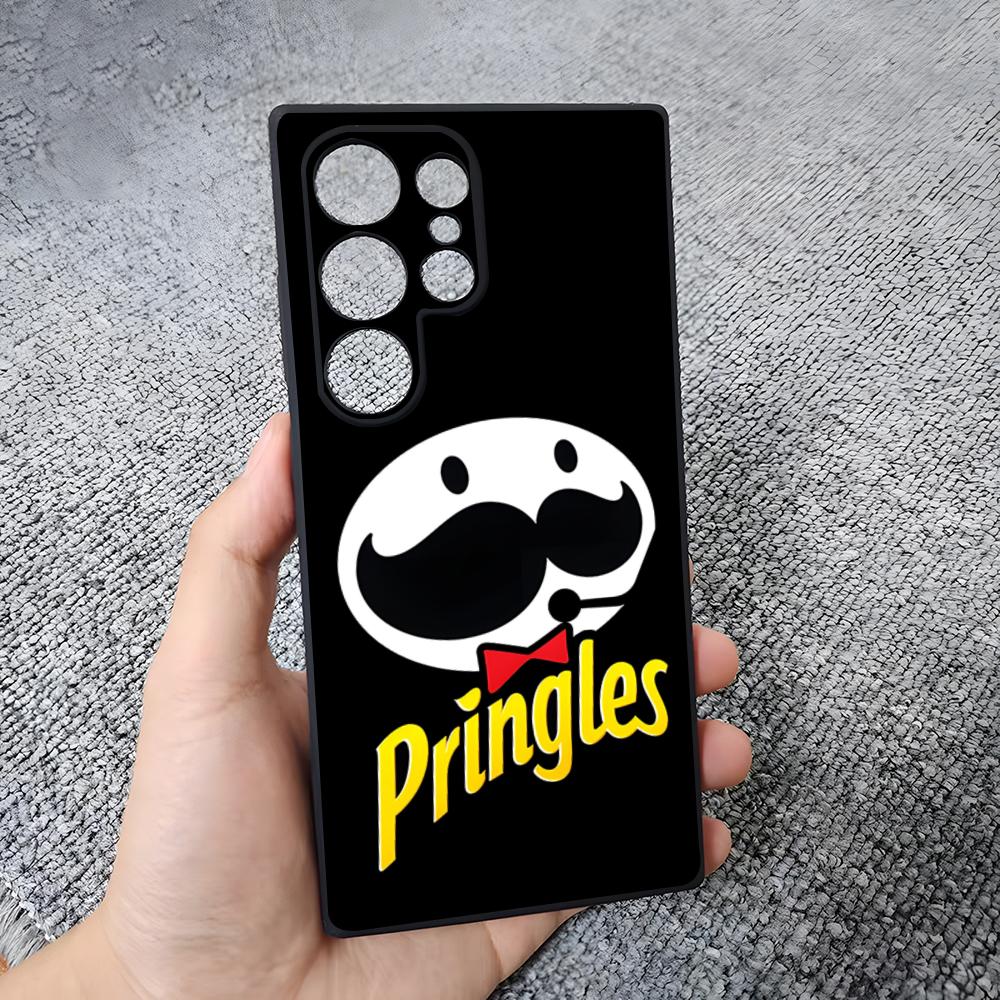 Fashion P-Pringles Phone Case For Samsung S26 S25 Plus S20 S20 Plus S22 Ultra S23 FE S21 Plus S21 Ultra Soft Cover