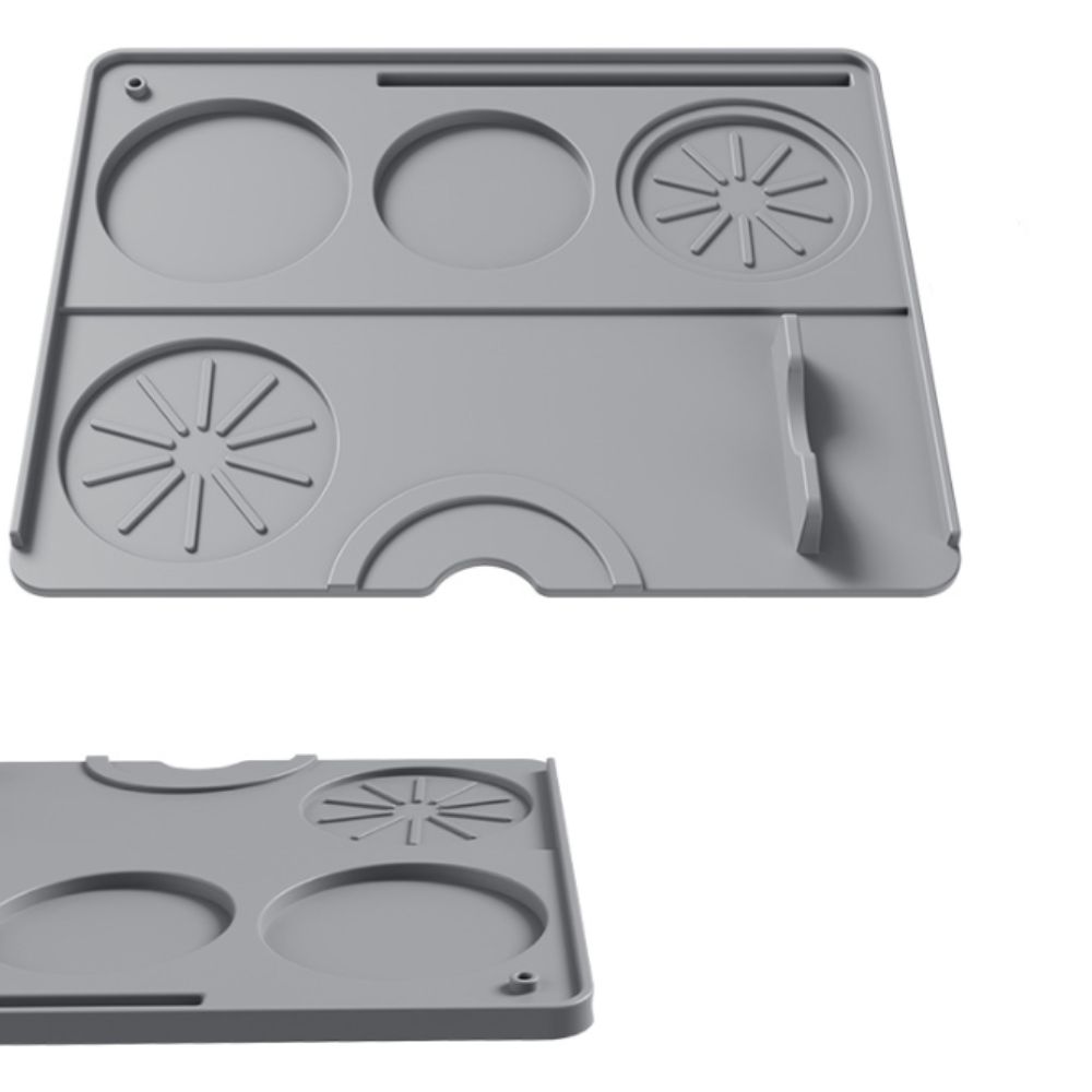 Heat Resistant Coffee Machine Silicone Mat 2 in 1 Coffee Bar Mat Espresso Tamping Mat Dining Table