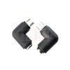Блок питания 12 В постоянного тока, адаптер DC5.5*2,1 мм гнездо на Micro-USB штекер, 90 градусов, для телефона и планшета