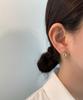 Alleun Серьги-камешки из стерлингового серебра 925 пробы, массивные, для ежедневного ношения