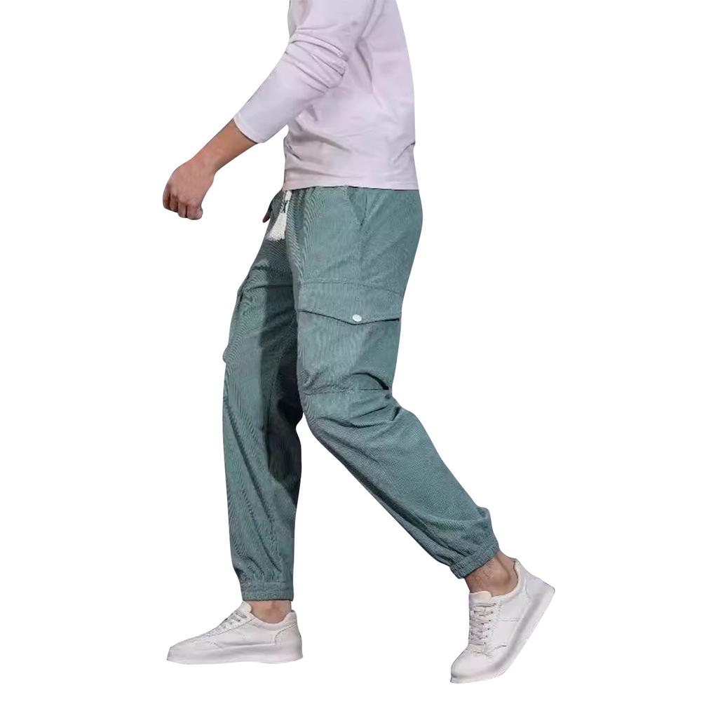 Casual Sports Pants Men's Loose Long Panel Fitness Running Training Pants