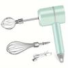 3-Speed Electric Hand Whisk-USB Rechargeable Cake Mixer,Automatic Cordless Cake Whisk, Bakeware, Cream Whisk, MilkFroth Whisk