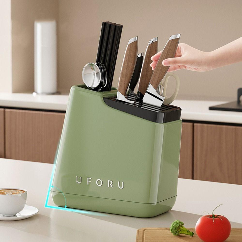 Устойчивая подставка для хранения ножей, нескользящая сушилка для столовых приборов, практичный контейнер для палочек, кухня