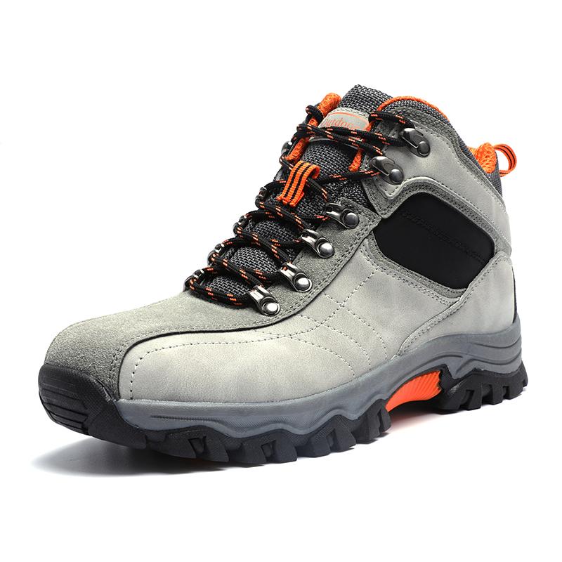 Plus Size 39-47 Autumn Men's High-top Hiking Boots Ankle Anti-Skidding Outdoor Boots Men Footwear