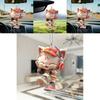 Cute Listening To Music Colorful Cat Pattern, Acrylic Pendant For Fun Vehicle Accessory