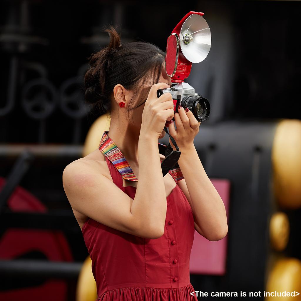 Godox Lux Senior Retro Camera Flash GN14 Color Temperature 6000K Auto & Manual Flash Modes 11-164