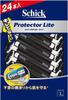 Schick Protector Light одноразовые одноразовые бритвы для бритья из 24 предметов (х 1)