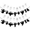 Hanging Pull Flag Cute Hanging Flag Background Decoration Halloween Ghost Banner Outdoor