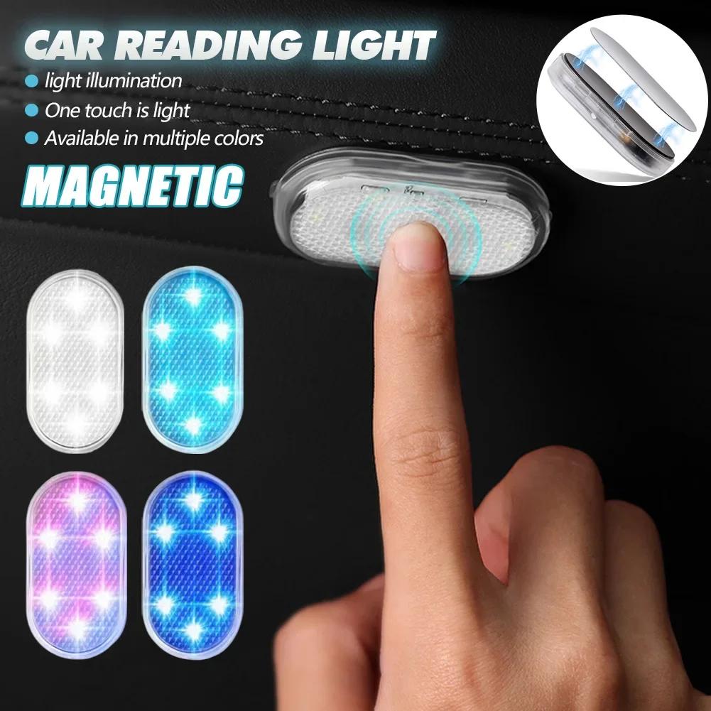 Wireless Led Lights for Car Interior Car Led Lights Interior USB Rechargeable Automotive Neon Accent Light Magnetic Sticker