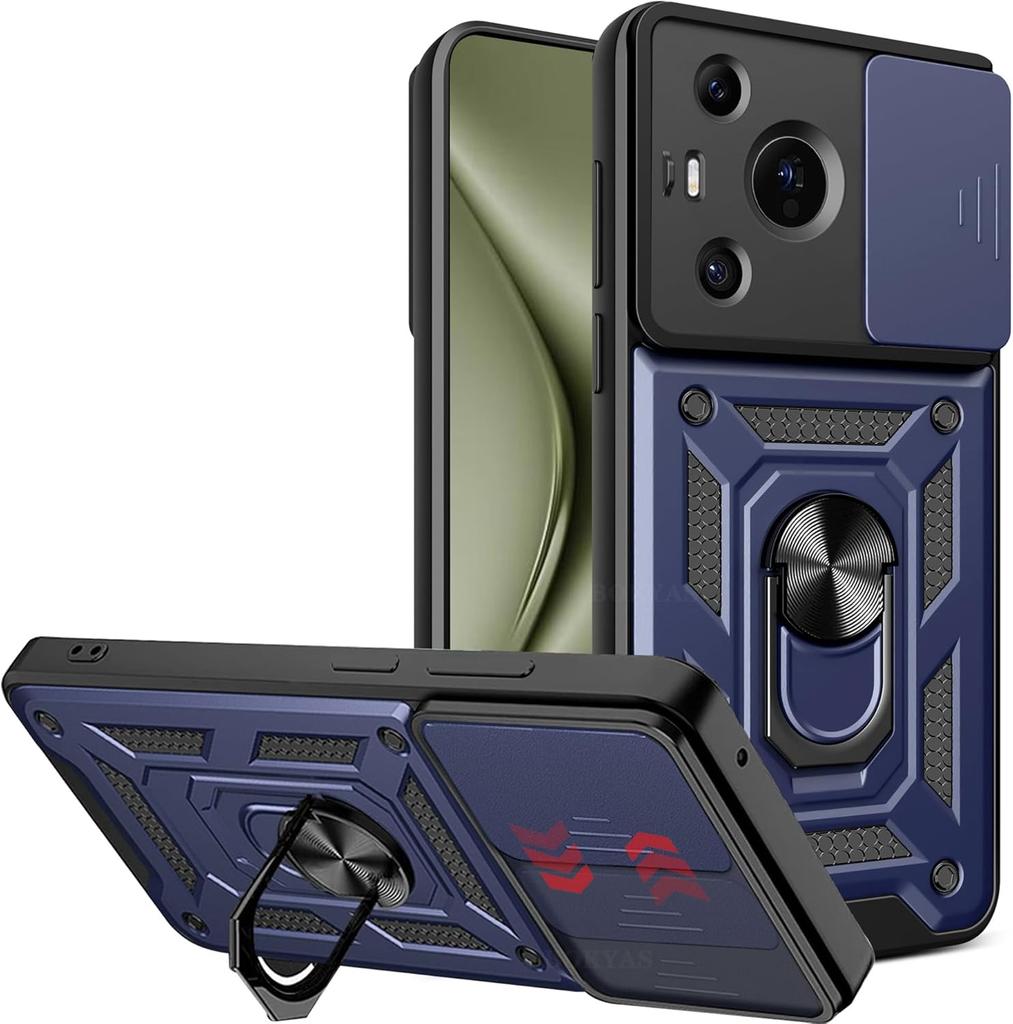 Armor Case For Huawei Nova 12 SE 12S 12i 11 Pro 11i Nova 10 SE Cover Lens Protection With Ring Magnetic Holder Coque Fundas