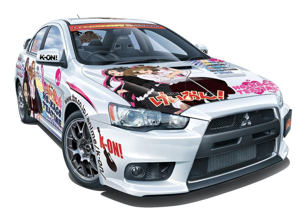Aoshima Bunka Kyozai Itasha Lancer Evolution X ООО. 1/24 №SP K-On! Версия 2