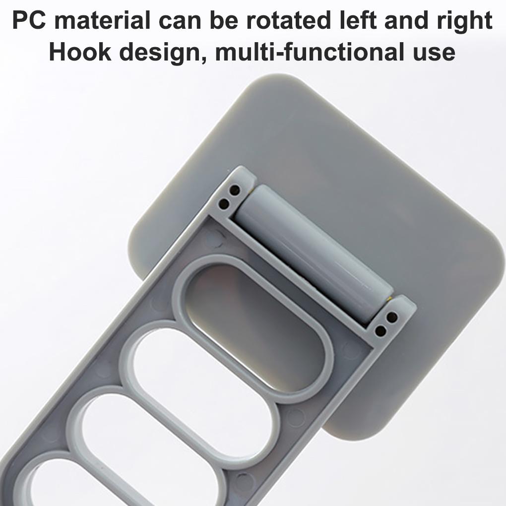 Настенная вешалка для полотенец, складная, 4 крючка, для домашнего хранения, вешалка для ванной комнаты, общежития