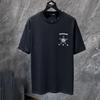 8956 CHROME HEARTS 2025 Summer New High Quality Cotton Round Neck Loose Large Size Men's and Women's T-shirt Couple T-shirt