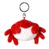 [Niki] Keychain Crab 10cm Kids Red W12×D7×H4cm