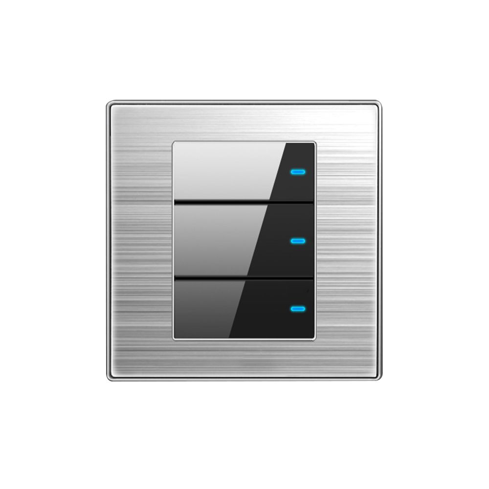 86*86 мм британский стандарт 1/2/3 Gang 1 Way настенный светильник сенсорный выключатель выключатель света светодиодный