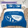 VfL Bochum 1848 Pattern Bedding uilt Set uilt Cover Pillowcase Home Decoration Birthday Gift (1 * duvet cover + 2 * pillowcase  without core)99
