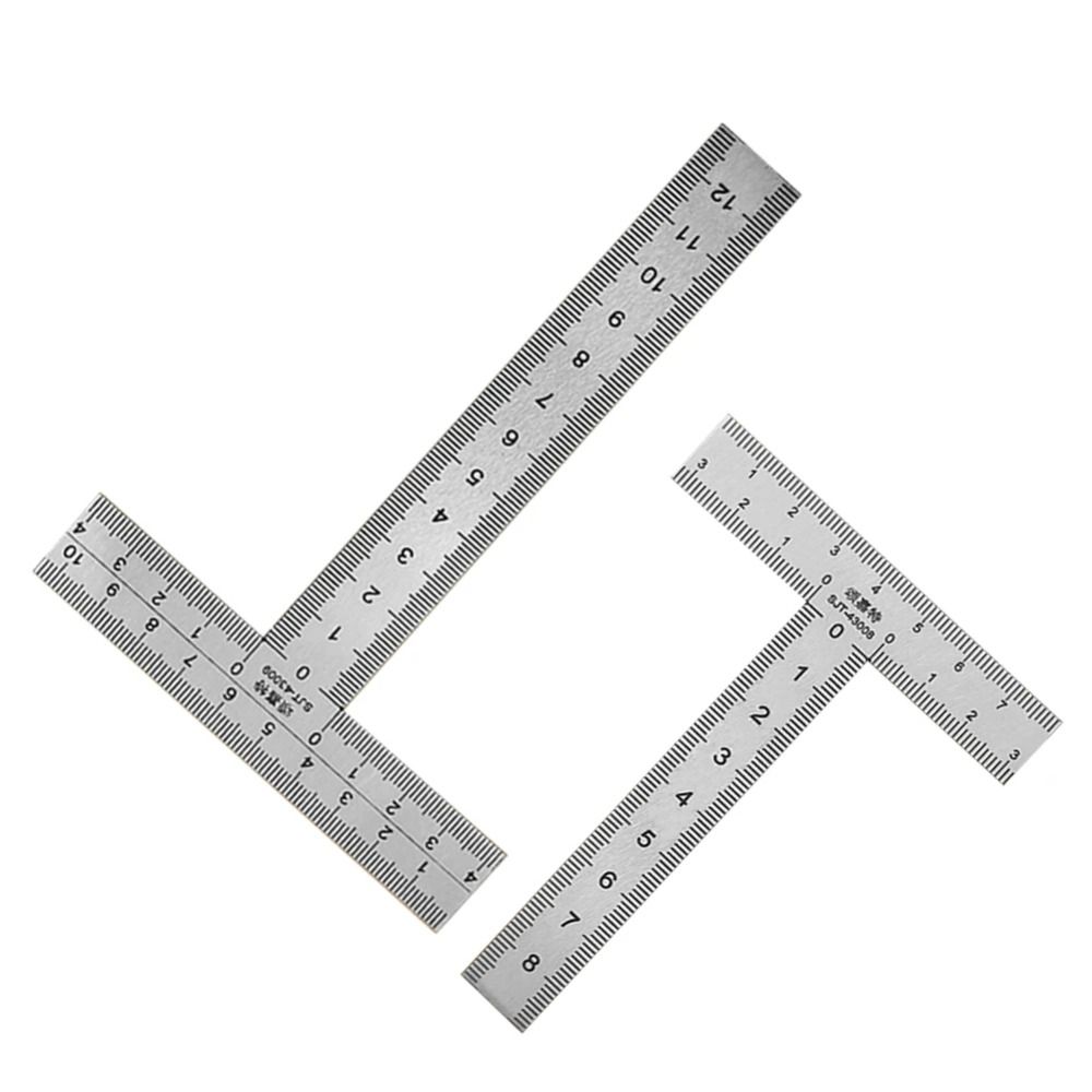 Precision Right Angle Ruler Measuring Tool Mini Framing Ruler T-Shaped Ruler Framing Gauge