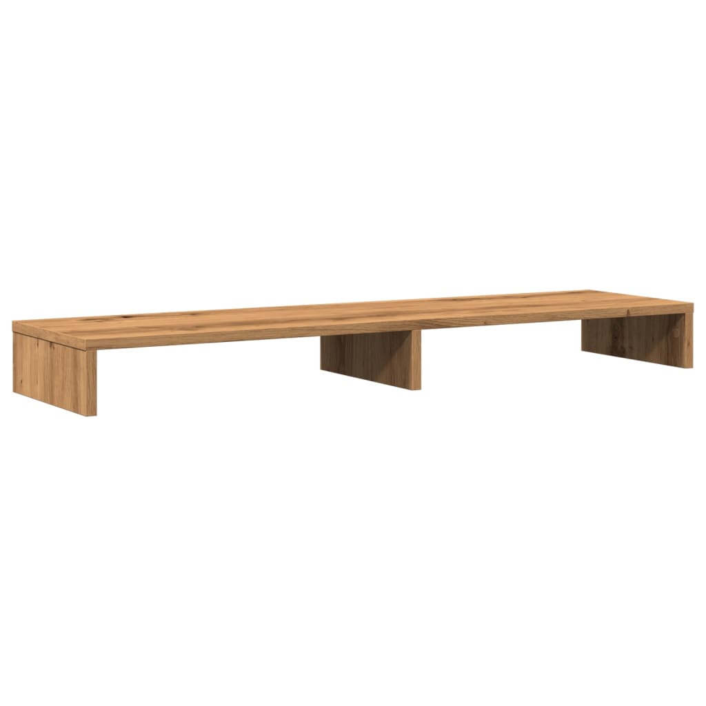 Dual Monitor Stand Artisan Oak 100 x 27 x 10 cm Particleboard
