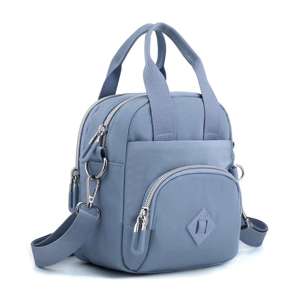 Женская мини-сумка на плечо из мятой ткани 4 слоя маленькая повседневная симпатичная стильная женская сумка для покупок телефон женская мода