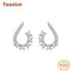 Tancise 925 Sterling Silver Zircon Earrings Drop Earrings For Women Wedding Party Gifts