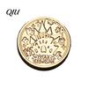 Wax Seal Head Replacement Halloween Themed Brass Stamp Head, Pumpkin Ghost Witch Bat Engraved Hand Account Decoration Sealing for Envelope Journal