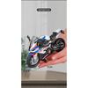 1/12 BMW S1000RR 2021 Литая модель мотоцикла Игрушка Коллекция транспортных средств Автобайк Амортизатор Внедорожный Автоцикл Игрушки Машина