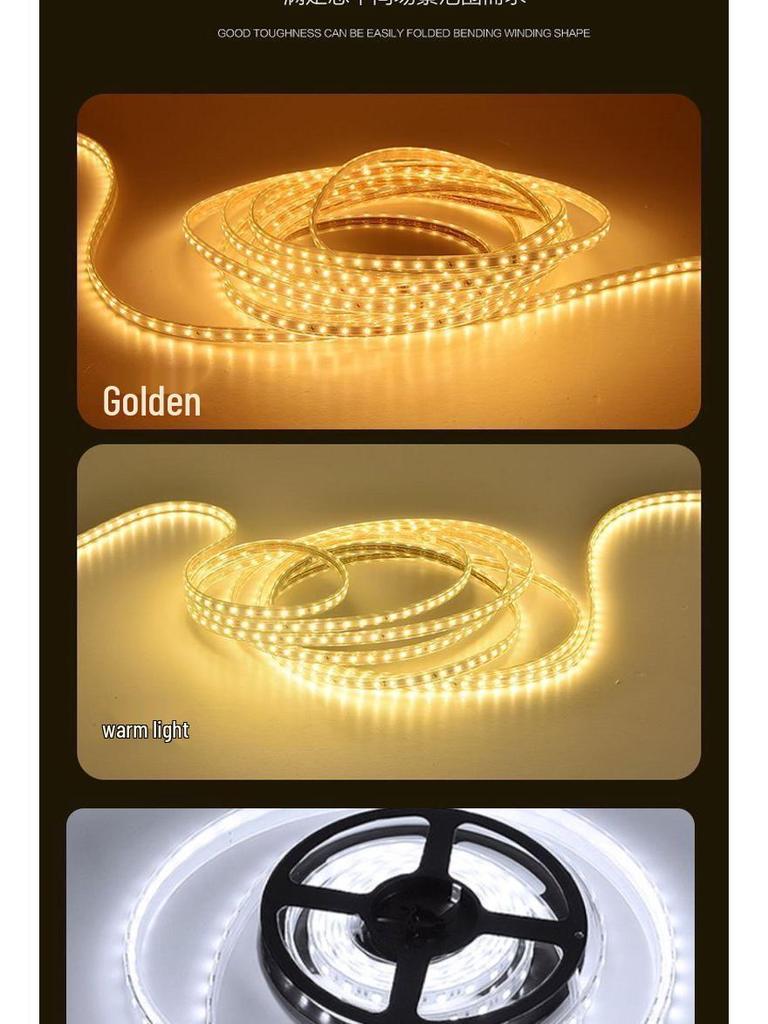 Outdoor Waterproof LED Solar Strip Lights: Super Bright, Soft Lighting for Garden and Courtyard