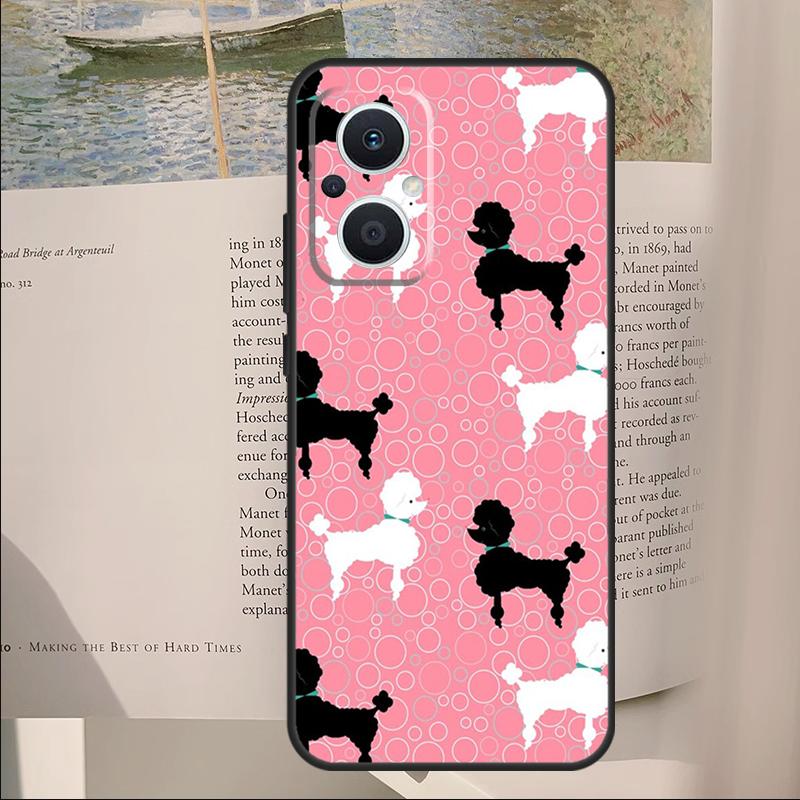 Poodle Dog Cover For OPPO Reno 14F 11F 12F 13F 10 11 12 13 14 Pro 7 8 Lite OPPO Find X6 X8 X9 Pro Case