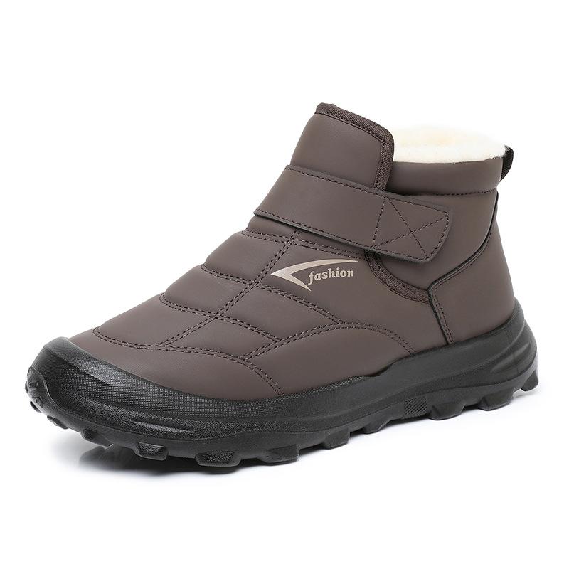 Fleece Warm Snow Boots, Thick-soled Comfortable and Not Tiring To The Feet, Cotton Shoes, Anti-slip Shoes