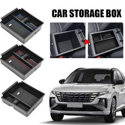 Центральная консоль органайзер лоток для Hyundai Tucson NX4 Limited 2024Car центральный подлокотник ABS вторичный ящик для хранения S8O9