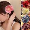 Hair Claw Beach Style Hairpin Hawaiian Bohemian Floral Hair Accessory Versatile Design Easy Grip Side Hair Clamp