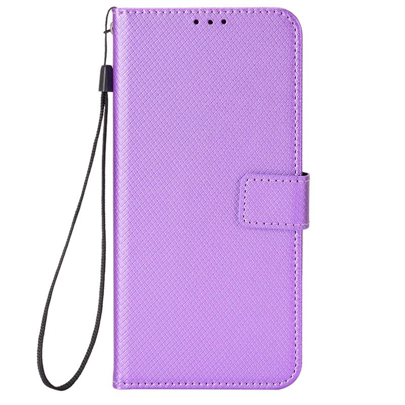 Diamond Pattern Flip Wallet Leather Case for Realme GT 6T GT6 Magnetic Card Slots Stand Phone Bag Cover for Realme GT Neo 6 6 SE
