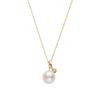 Necklace K18 Yellow Gold Akoya Pearl Diamond AGVN633140PA [Official] [Vendome Aoyama]