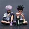11cm/4.33in Anime Hunter Hunter Figure Gon Freecss Killua Zoldyck Action Figures Pvc Statue Collection Model Toys Gifts