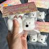 Милая мягкая игрушка в виде головы собачки, милая сжимаемая игрушка с медленным отскоком, мультяшные мягкие игрушки-моти для снятия стресса, подарки для расслабления рук