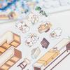Милая сказочная садовая хижина наклейка 3D садовая наклейка миниатюрная стереоскопическая сценическая наклейка